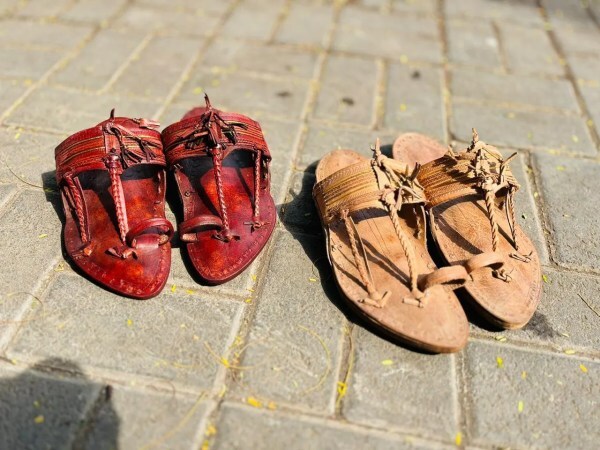 Brown & Natural Premium Sound Kolhapuri Chappal